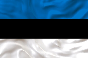 Obraz premium National Flag of Estonia. Background with flag of Estonia