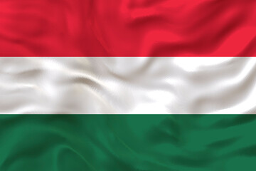 National flag of Hungary. Background  with flag  of Hungary