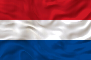 National flag of Netherlands. Background  with flag  of Netherlands.