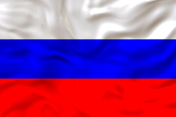 National Flag of Russia. Background  with flag  of Russia.