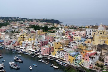 Fototapeta na wymiar l’île de Procida, Italie