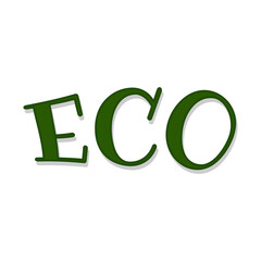 ECO inscription for products of natural origin