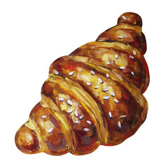 croissant painting