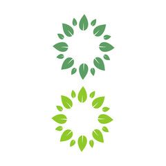 Natural Product Eco Badges isolated on White