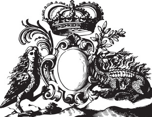 Victorian Frame Vector 