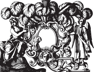 Victorian Frame Vector 