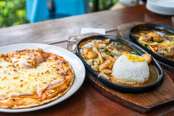 Homemade pizza and other culinary spot