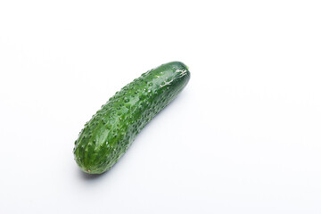 Cucumber vegetable isolated on white background