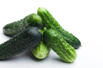 Cucumber vegetable isolated on white background