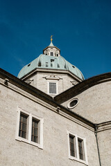 Fototapeta na wymiar Dome of a historic building in Salzburg Austria Europe