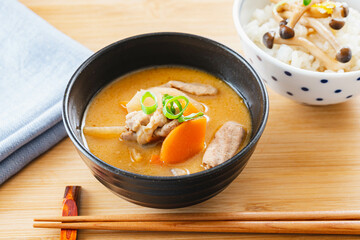 手作りのもつ煮