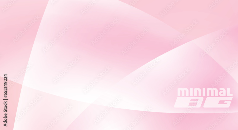 Poster Wisp pink minimal background. Simple vector pattern