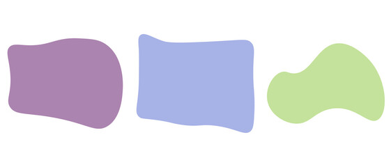 Fototapeta premium Abstract pastel shape background. Vector illustration.