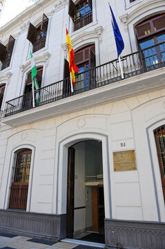 Edificio de la sede del Defensor del Pueblo Andaluz en Sevilla, Andalucía, España. Junta de Andalucía.