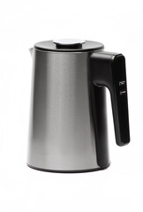 electric kettle on white background