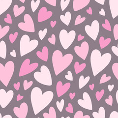 Valentines day seamless pattern design
