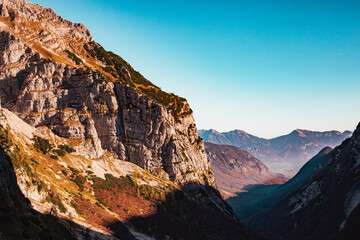 Naklejka premium Triglav in the Alps Mountains, Slovenia.