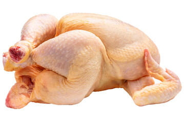 RAW, Whole raw chicken without head