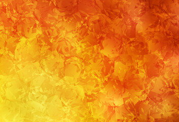 Light Red, Yellow vector doodle pattern with roses, flowers.