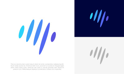 Brain simple modern logo design vector