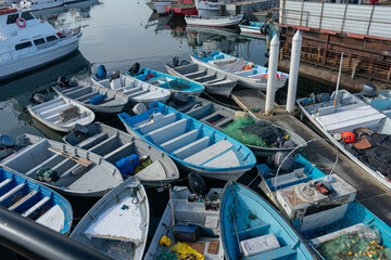 Fototapeta na wymiar Ensenada, Mexico Boats