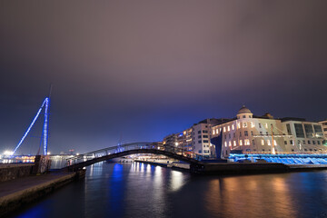 the most beautiful city of Greece at night, beautiful seaside town at night, Christmas and New Year festive season, Volos, Greece