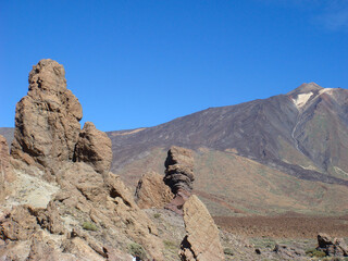 Fototapeta na wymiar Beautiful view of mountain on a sunny day. Tenerife. Spain.