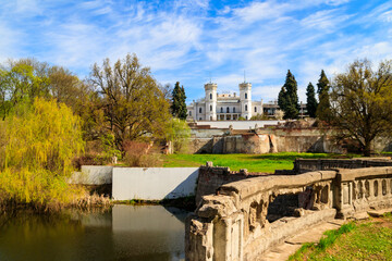 Obraz premium Sharovka palace in neo-gothic style, also known as Sugar Palace in Kharkov region, Ukraine
