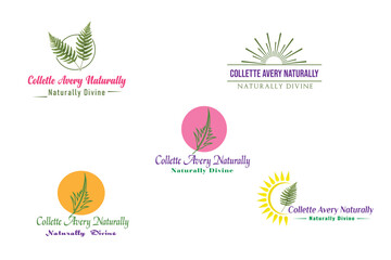 set of logos for design