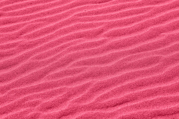 natural sand pattern. Abstract magenta sand surface texture background.