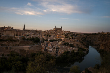 Fototapeta na wymiar Toledo from the viewpoint