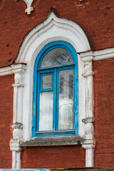 Fototapeta na wymiar old vintage windows on house