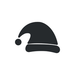 santa hat icon, santa hat vector, simple illustration