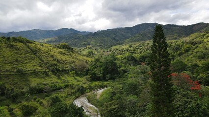 Naklejka premium Montañas Colombianas