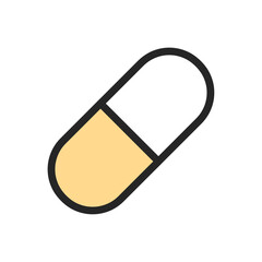Pill Capsule Icon Transparent Png