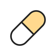 Pill Capsule Icon Transparent Png