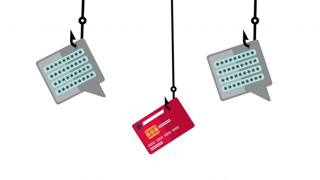 credit card in fishing hook