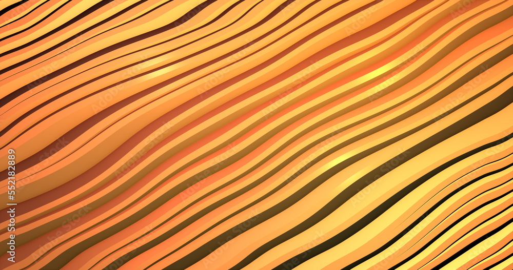 Poster abstract background of yellow gold diagonal gradient unusual shiny bright beautiful lines and moving