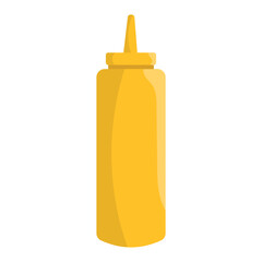 Mustard Bottles Vector Illustration