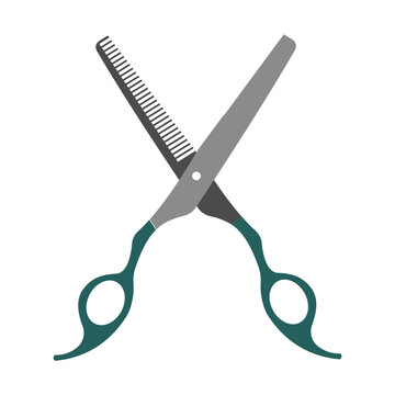 Barber Scissors Vector Illustation