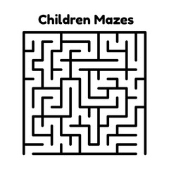 Obraz premium Children Maze