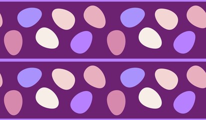 Easter eggs seamless spring pattern for kids clothes print and notebooks and wrapping paper and fabrics