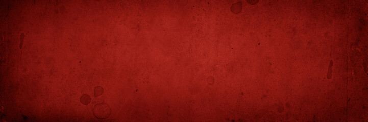 Fototapeta premium Dark texture of 19th century paper tinted in red . Ancient, antique, vintage magenta color paper design background.