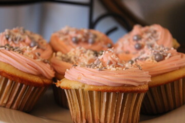 pink cupcakes