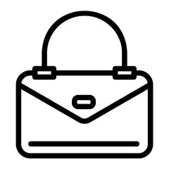 hand bag line icon