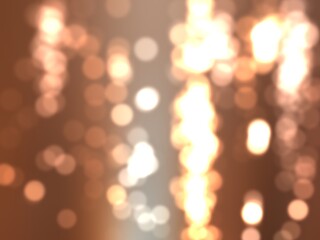 defocused christmas lights