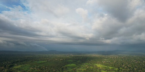 Obraz premium Nicaragua landscape with volcano crater