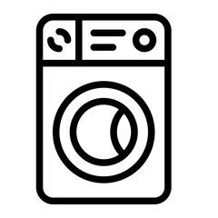 washing machine line icon