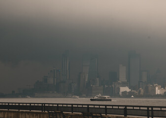 Fototapeta na wymiar Overcast New York
