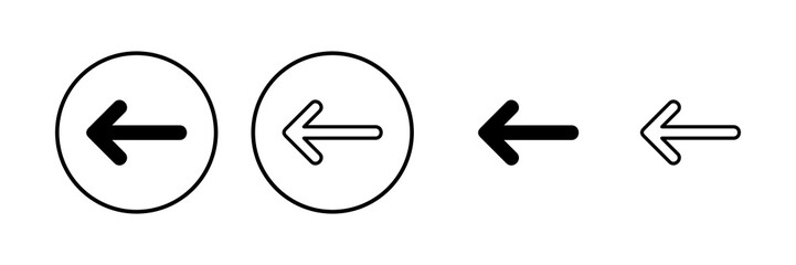 Arrow icon vector illustration. Arrow sign and symbol for web design.